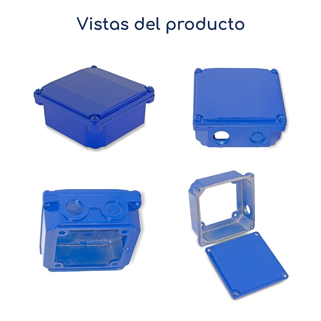 Vistas Caja de conexiones para motor trifásico Kaifa carcasas 63 a 71