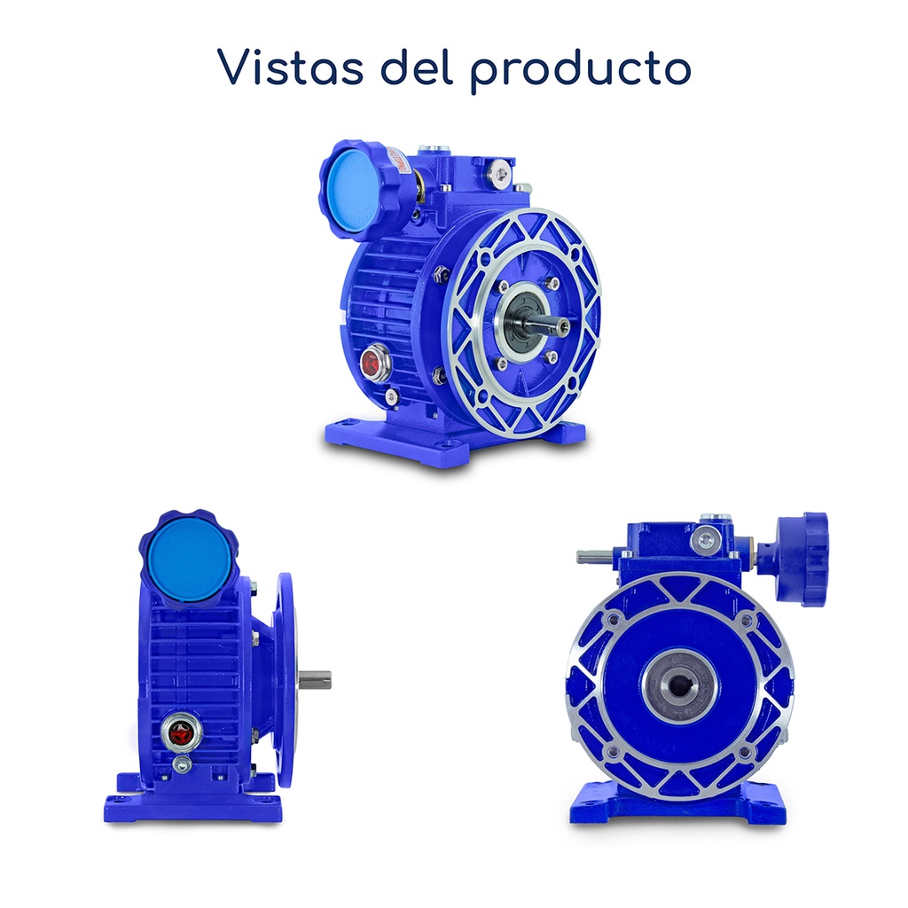 Vistas Variador mecánico de velocidad Iec carcasa 63 0,25 hp