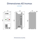 Dimensiones Arrancador Suave Inomax ASI 6800 5,5 hp 380 V