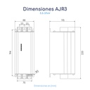 Dimensiones Arrancador Suave Andeli ASA 7 5,5 hp 380 V