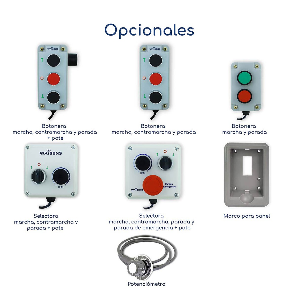 Accesorios opcionales Variador de Frecuencia Powtran PI500 5,5 hp 220 V