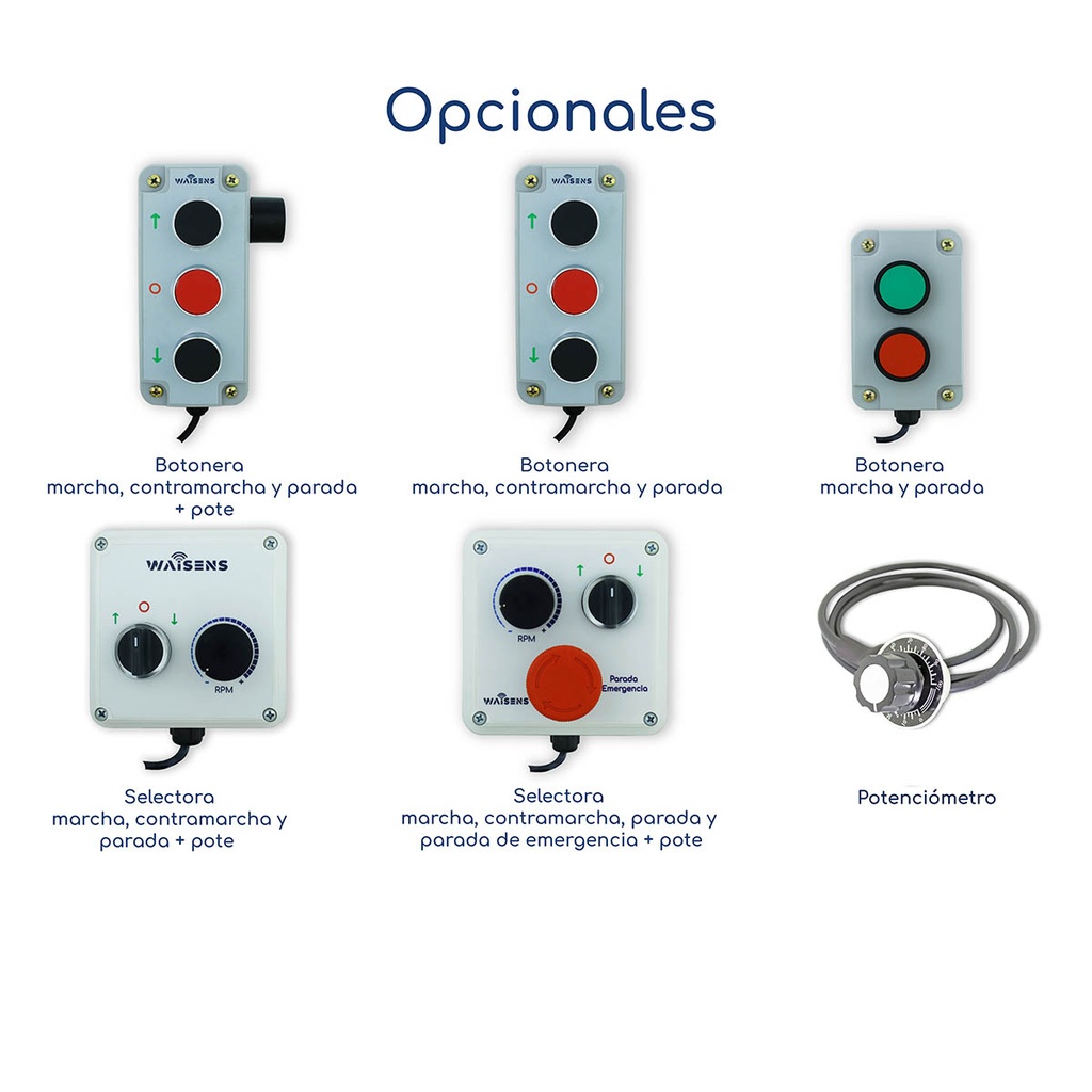 Accesorios opcionales Variador de Frecuencia Gtake GK150 0,5 hp 220 V