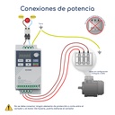 Conexiones potencia Variador de Frecuencia Gtake GK150 0,5 hp 220 V