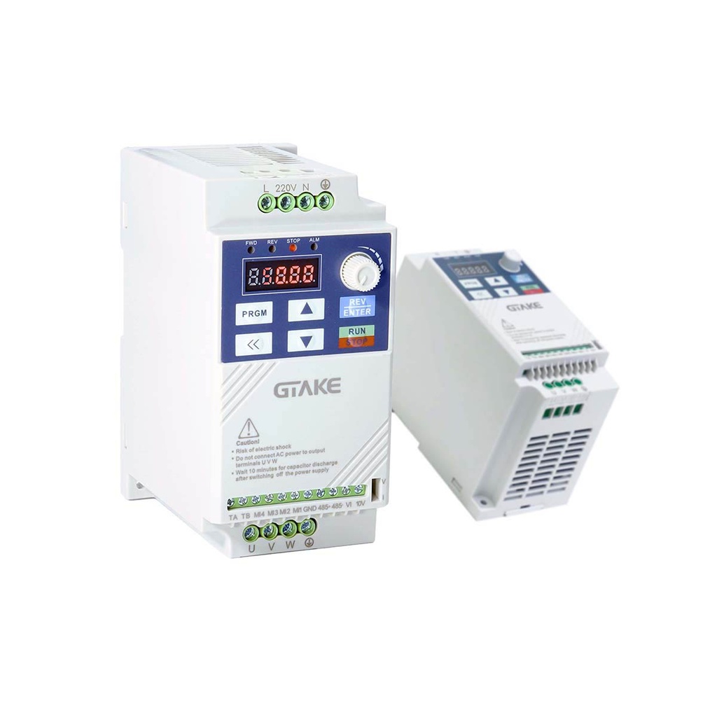 Opciones montaje Variador de Frecuencia Gtake GK150 0,5 hp 220 V