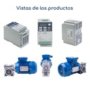 Vistas Combo de motorreductor con variador de frecuencia GK150 0,12 HP 220 V