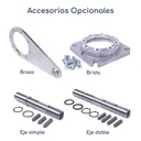 Accesorios Motorreductor trifasico Waisens 0.12 HP 19 RPM Eje 14 mm