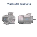 Vistas Motor trifásico Mec 15 hp 900 rpm con base B3