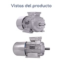 Vistas Motor Trifásico Con Freno Stm 0,25 hp 1500 rpm con patas B3