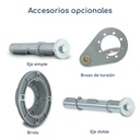 Accesorios Reductor de Velocidad Italiano STM RMI 28 Relación 1:7 C56 B14 Eje 14 mm