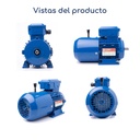 Vistas Motor Trifásico Con Freno Mec 0,16 hp 1500 rpm con patas B3