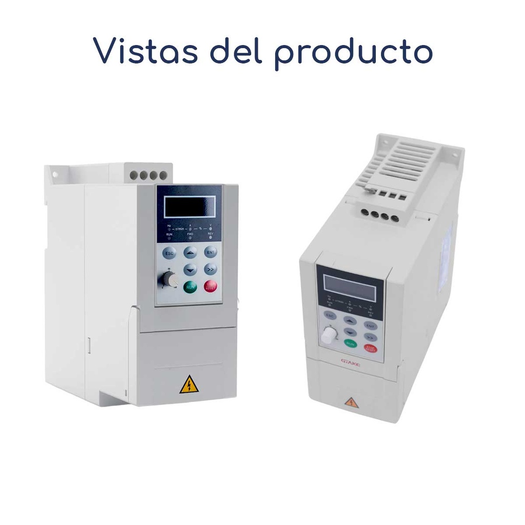 Vistas Variador de Frecuencia Gtake GK500 1 hp 220 V