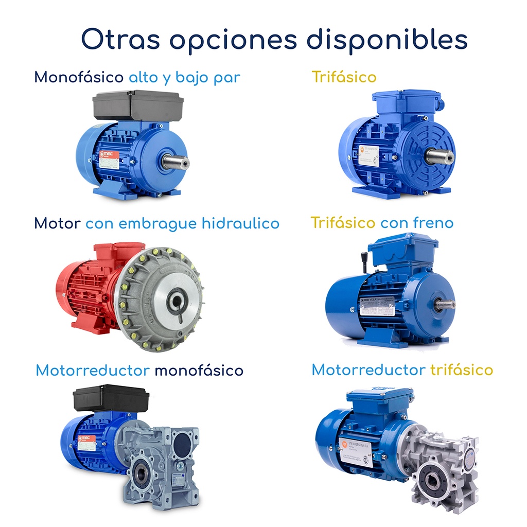 Otras opciones Motor Trifásico Con Freno Stm 0,25 hp 1500 rpm con patas B3