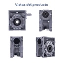 Vistas Reductor de Velocidad WI 30 Relación 1:10 Eje 11 mm