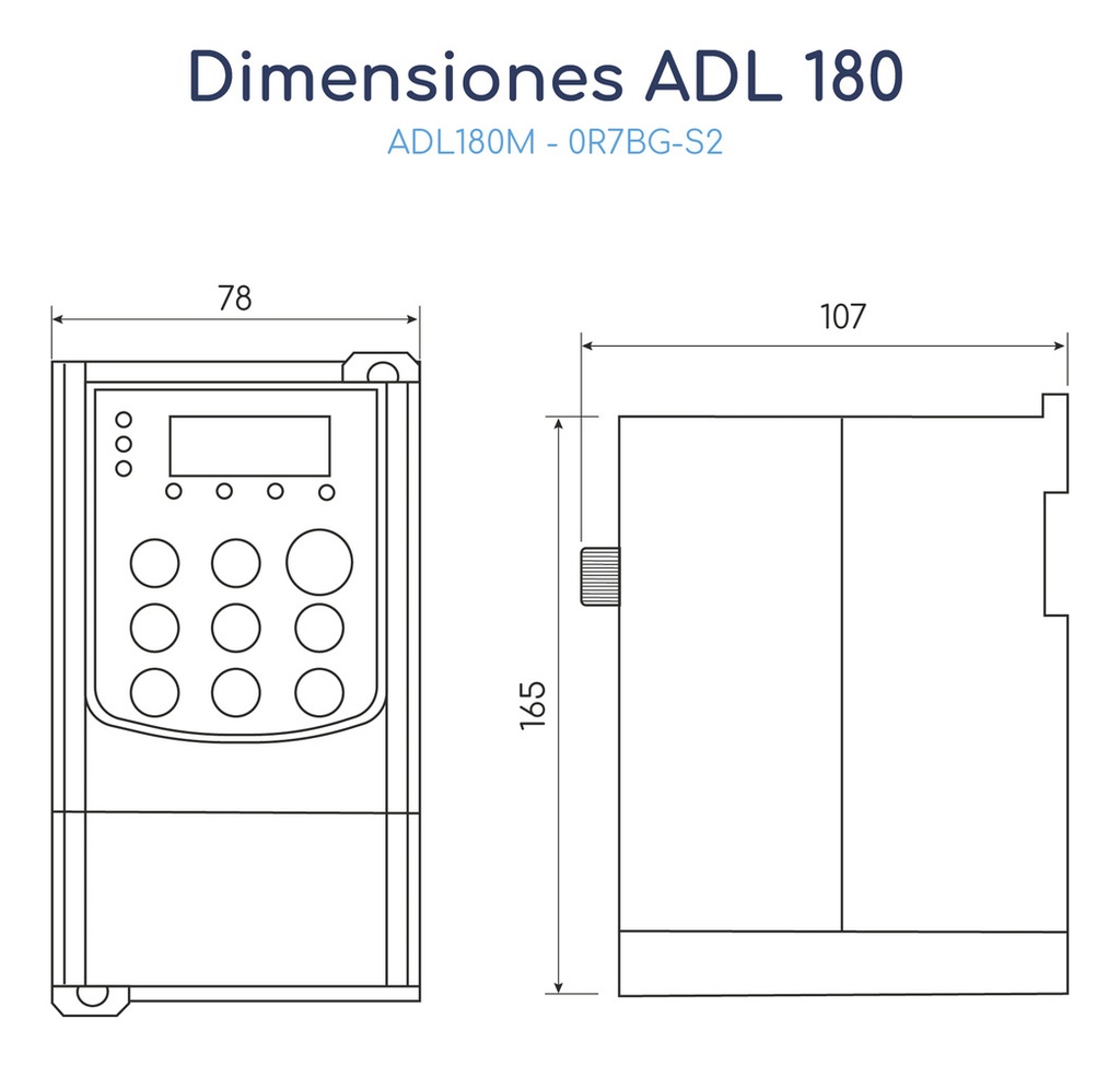 Variador Frecuencia Velocidad Inverter 1hp Monofásico 220v