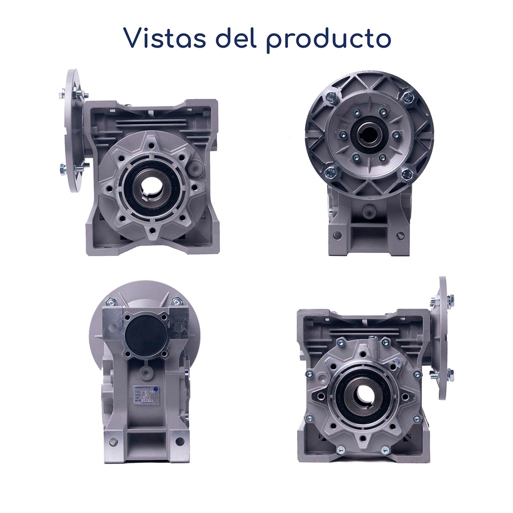Vistas Reductor de Velocidad NFCN 30 Relación 1:7,5 C56 B14 Eje 14 mm