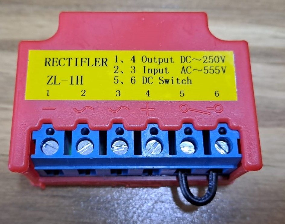 Puente rectificador para freno