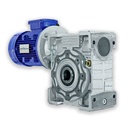 Motorreductor trifasico a sin fin y corona (0.5HP a 25HP)
