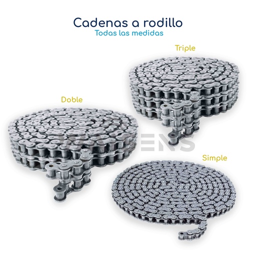 Cadena a rodillo Rombo